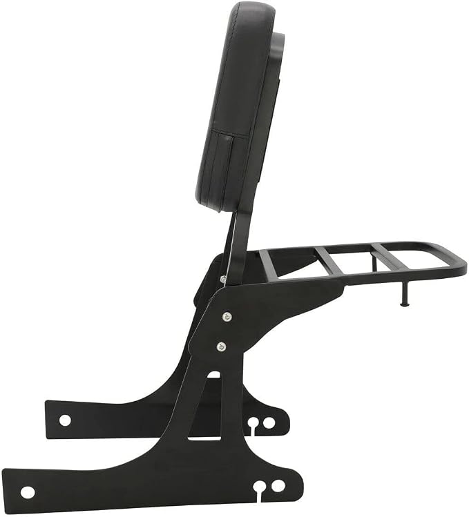Sissy Bar Backrest With Comfortable Pad Luggage Rack Compatible With Harley Dyna Street Bob Wide Glide Super Glide Custom Low Rider fxdc fxdla