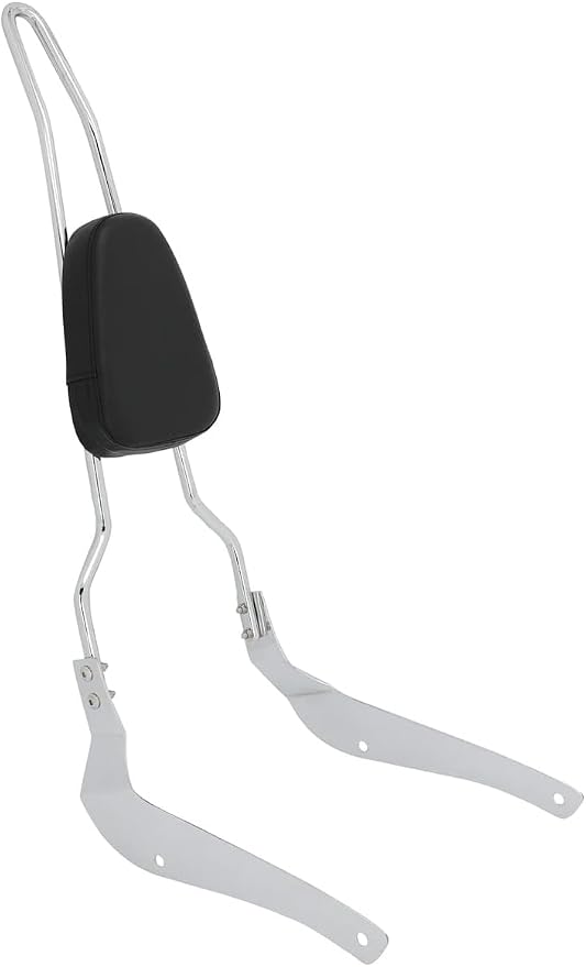 Sissy Bar for Suzuki Volusia VL400 VL800 2001-2011, Boulevard C50 M50 2005-2011, Motorcycle Backrest Pad with Luggage Rack Black