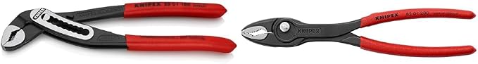 Knipex 8801180 7-Inch Alligator Pliers and TwinGrip Pliers Bundle