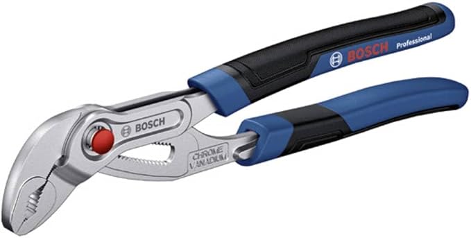 Bosch Professional Water Pump Pliers 250mm 2K Soft Grip Chrome Vanadium Steel