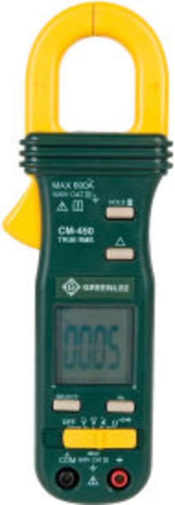 Greenlee CM-450 AC Clamp-on Meter, True RMS, Greens