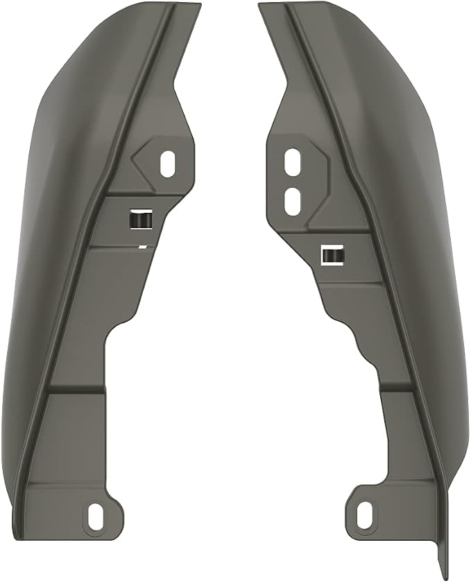 Advanblack 2024 RG Mid Frame Air Deflectors Compatible for Harley Touring Street Glide, Road King, Electra Glide, 2009-2025(Industrial Gray Denim)