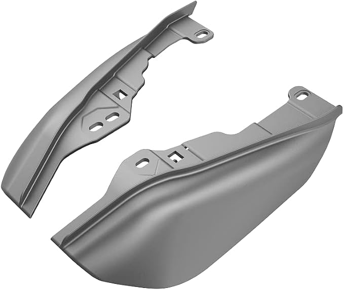 Advanblack 2024 RG Mid Frame Air Deflectors Compatible for Harley Touring Street Glide, Road King, Electra Glide, 2009-2025(Charcoal Denim)
