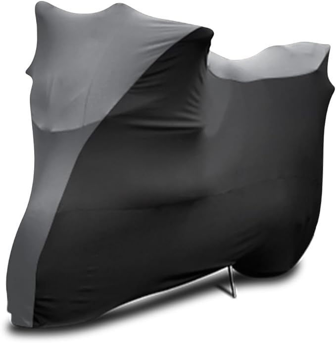 WinPower Indoor Motorcycle Cover, Soft Stretch Elastic Dustproof Scratchproof Protection Cover for Motorbikes, 116 x 43 x 55 inches