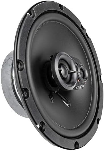 Alphasonik 1 Pair of NS653 Neuron Series 6.5" (300 Watts Max for The Pair) 150 Watts Max Per Speaker 3-Way Full-Range Car Audio Speaker with PEI Dome Tweeter Polypropylene Cone Grilles Included
