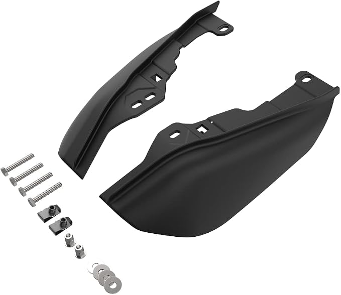 Advanblack 2024 RG Mid Frame Air Deflectors Compatible for Harley Touring Street Glide, Road King, Electra Glide, 2009-2025(Denim Black)