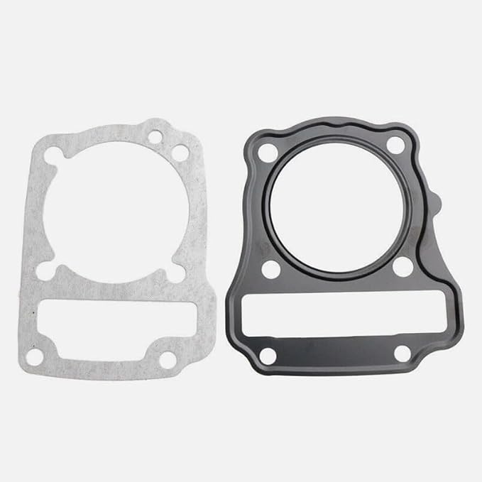 125CC Cylinder Piston Rings Gasket Rebuild Kit 52.4mm for Honda CRF125FB CRF125F CRF125 CRF 125F 2014-2023, Silver