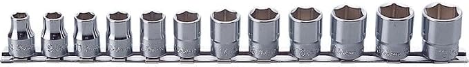 Ko-ken RS3400M/12 3/8 Sq. Dr. Socket set 8-19mm 6 point 300mm 12 pieces