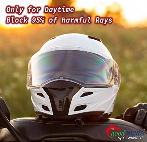 XII WY Universal Motorcycle Full Face Helmet Shield Anti Fog Film, transparent Visor Lens Insert Fog Resistant Waterproof Sticker