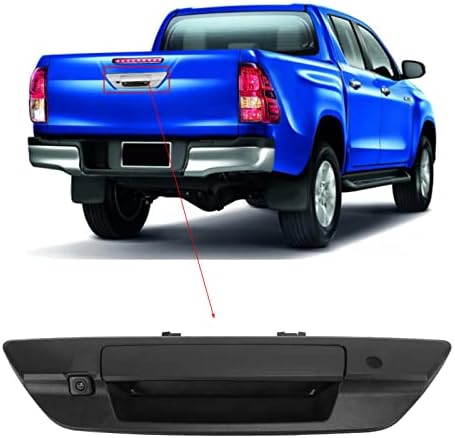 Car Trunk Handle Color Backup Camera, Parking Camera Backup Assistant Reversing Cam Replacement for 2017‑2021, IP66 150‑170° Wide Angles(Black)