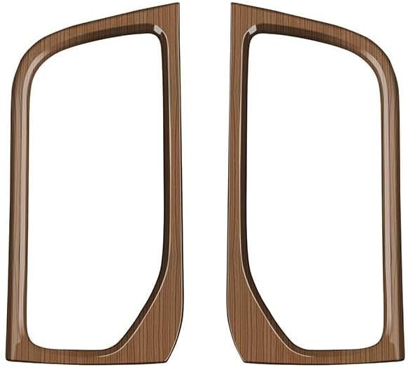 2Pcs Third Row Cup Holder Panel Cover Compatible with Toyota Grand Highlander 2024 2025 2026 Fit for 2024-2026 Grand Highlander ABS Accessories(Wood Grain)