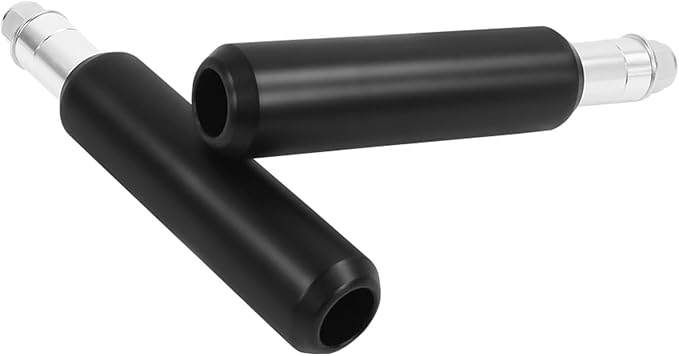 6.5" Motorcycle Frame Sliders Falling Crash Protector Upper Shock Mount Guards Falling Side Protector No Cut Kits Fit for Dyna 1998-2005 (Smooth Style)