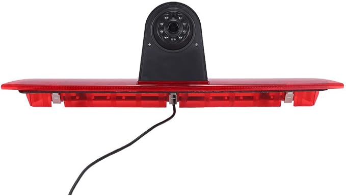 HD Auto Transporter Caravan Van Brake Light Roof Rear View Reversing Parking Camera with Angle Adjustable Compatible with Ford Transit tourneo Custom Jumbo Kasten V363 F150 F250 F350 V636 MK8/V362