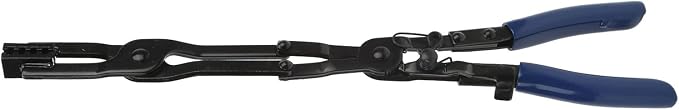Keenso Hose Clamp Pliers, Metal Long Reach Hose Clamp Plier Universal Comfortable Grip Cross Cut Tip for Automotive Maintenance