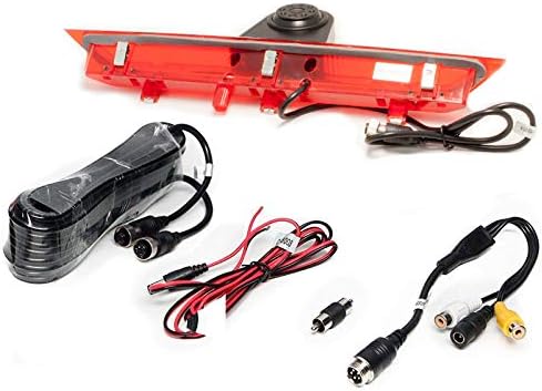 Brake Light Backup Camera for F O R D with 7 inch Clip-on Mirror Monitor (Ford Transit Van Without Monitor)