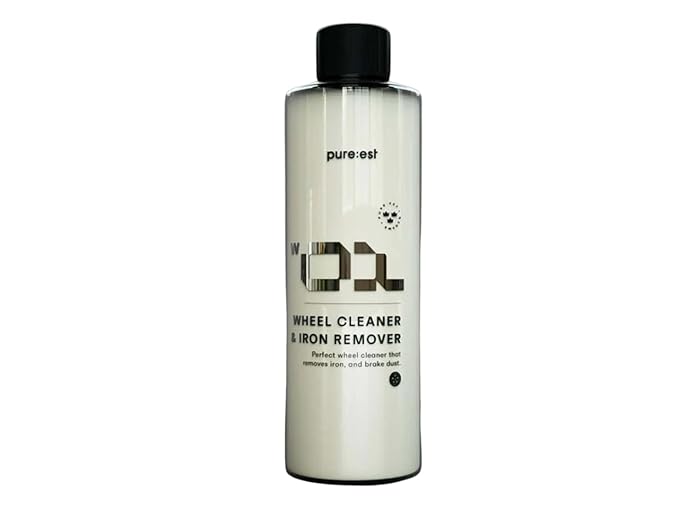 Pure:est W1 Wheel Cleaner and Iron Remover - Powerful Solution for Brake Dust and Iron Particles