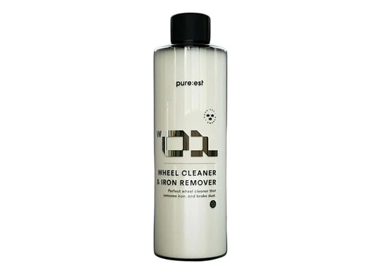 Pure:est W1 Wheel Cleaner and Iron Remover - Powerful Solution for Brake Dust and Iron Particles