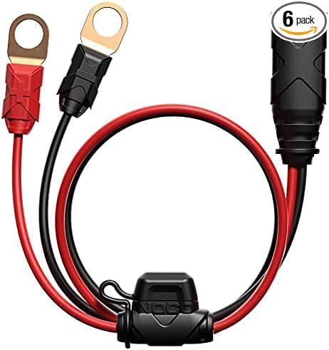 NOCO GC008 X-Connect M10 XL Eyelet Terminal Accessory Genius Smart Battery Chargers (Pack of 6)