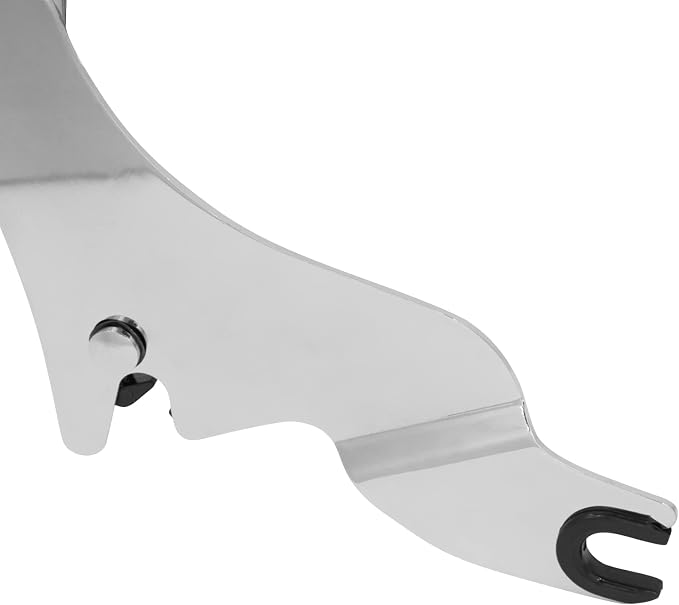 Motorcycle 16" Sissy Bar, Integrated Passenger Backrest Fit For Harley Touring Road King Street Glide Road Glide 2009-2025 Chrome