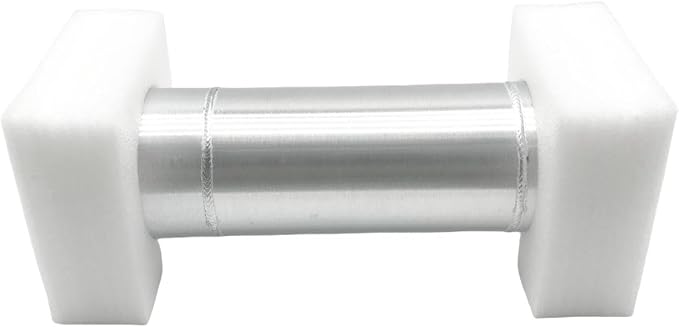 JSD 1.85 Gallons 6" x 18" Universal Vertical Aluminum Gas Tank 1/4" NPT Outlet