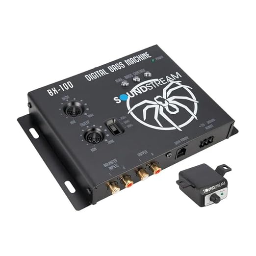 Soundstream BX-10 D Signal Enhancer Processor – Car Audio Bass Processor with Remote Control | Epicenter Alternative for Factory & Aftermarket Sound Systems | Subwoofer Restoration Booster