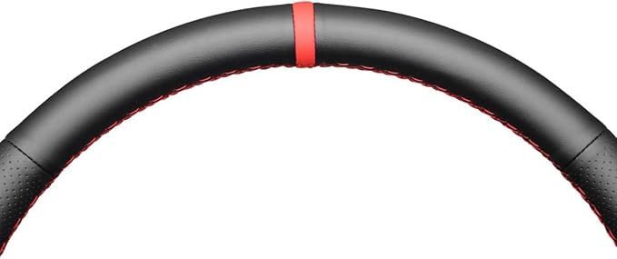 Loncky Leather Steering Wheel Cover for Toyota 4Runner 2003-2009 / Tacoma 2005-2011 /Tundra 2003-2006 /Sienna 2004-2010/Highlander 2004-2007 /Sequoia 2003-2007 /Camry 2005 2006 /Land Cruiser 2003-2007