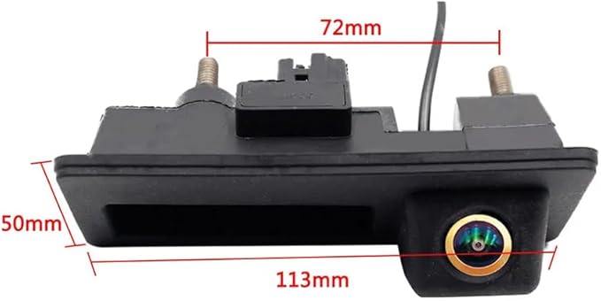 AHD/CVBS Car Rear View Camera's Fisheye Trunk Handle Camera with RCA Cable & Vehicle-Camera for Audi A4 A4L A8 A8L Q3 A5 Q5 S5 / Volkswagen VW Passat Lingyu Lavida Tiguan Touareg (AHD)