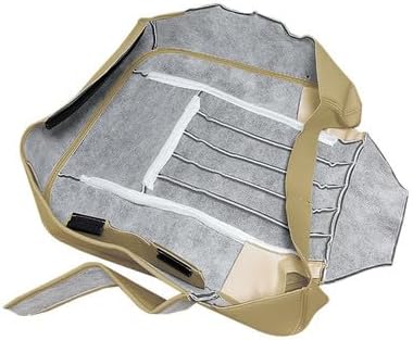 Driver Side Bottom Replacement Perforated Leather Seat Cover Tan Compatible with Lincoln Navigator 2005 2006，Not Suitable for 2003-2004