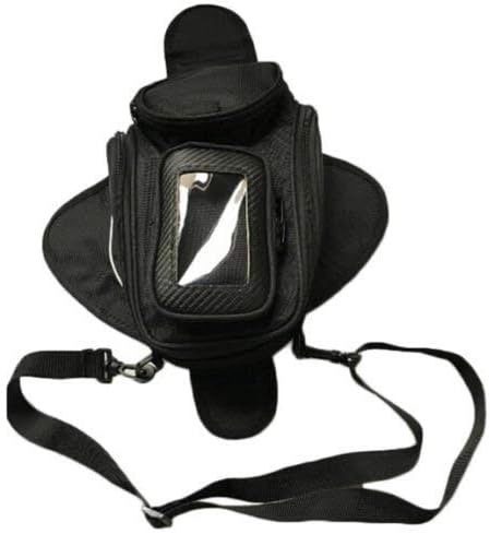 Universal Motorcycle Oil Fuel Tank Bag Magnetic Motorbike Riding Waterproof Bag Black
