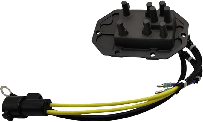 XYZIL Voltage Regulator Rectifier 193-4641 Compatible with Johnson Evinrude 584641 585995 586271 185HP 200HP 225HP 250HP 300HP 2 Stroke 6 8 Cylinder Marine Outboard 35 Amp 18-5831 878333