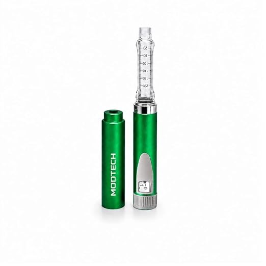 V2 Premium Metal Research Pen with Precision Dial Up to 60 Units - Professional Laboratory Instrument with Aluminum Body & Adjustable Mechanism (Green) - MODTECH