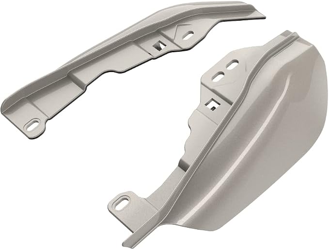 Advanblack 2024 RG Mid Frame Air Deflectors Compatible for Harley Touring Street Glide, Road King, Electra Glide, 2009-2025(White Sand Pearl)