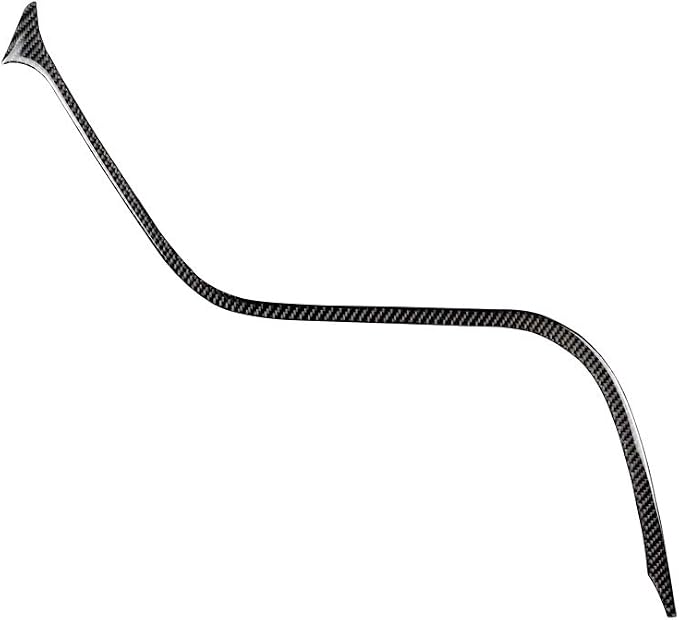 NVCNX Real Premium Carbon Fiber for Toyota Camry Accessories 2018-2024 2019 2020 2021 2022 2023 SE/LE/XSE/XLE/SE Nightshade/L/TRD Gas Hybrid Car Dash Strip Cover Interior Trim Sticker Decal 1PC