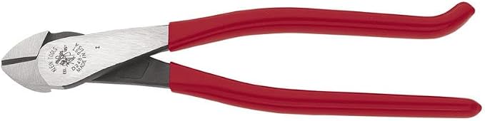 Klein Tools D248-9ST Pliers, Ironworker's Diagonal Cutting Pliers, 9-Inch & 27400 Tiewire Reel, Lightweight Aluminum, Left Handed and Right Handed with Rewind Knob