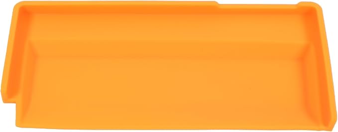 Front Center Console Mat Compatible with INEOS Grenadier 2020-2025 Accessories, Center Console Bin Anti Slip Silicone Mat, Insert/Bottom Center Console Organizer Compartment Slot Liner Mat (Orange)