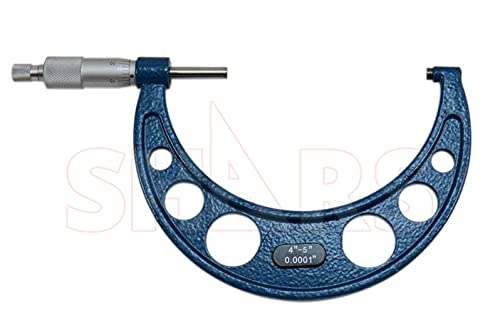 Shars 4-5" x 0.0001" Outside Micrometer 303-2610 S)