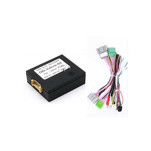 16pin Car Radio Stereo Power Retrofit Harness Cable Wire Loom for 2004-2014 Volvo XC90 with Can Bus Decoder