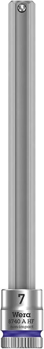 Wera 05003345001 8740 A HF 1 Zyklop bit socket set with holding function, 1/4" drive, 5 pieces
