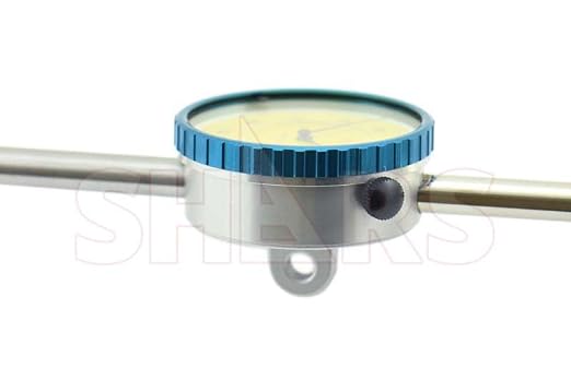 Shars 0-2" High Precision Dial Indicator, Yellow Face, 0.001" Graduation 303-3115Y P]