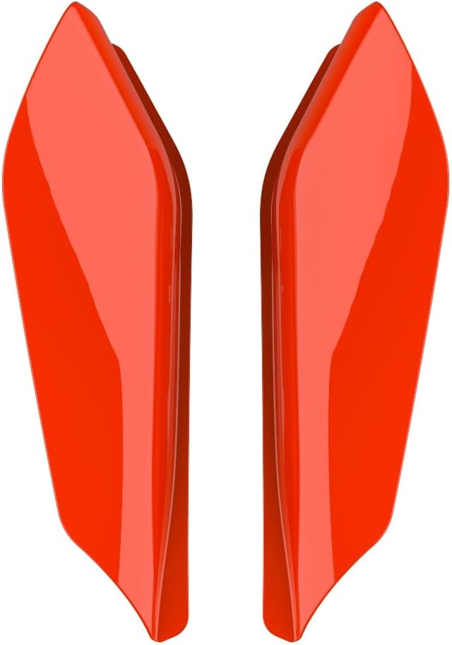 Advanblack 2026 Road Glide Mid Frame Air Deflector, Blood Orange Air Deflector Heat Shield Compatible with Harley Touring Street Glide, Road King, Electra Glide, 2009-2026