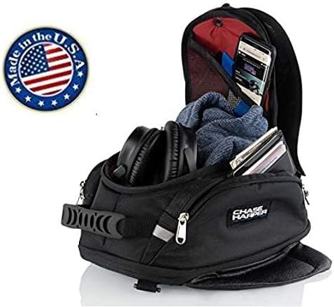 Chase Harper USA 6X Magnetic Tank Bag - Water-Resistant, Tear-Resistant, Industrial Grade Ballistic Nylon with Anti-Scratch Rubberized Polymer Bottom, Super Strong Neodymium Magnets
