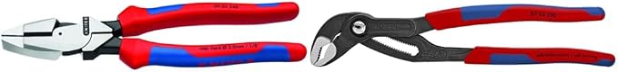 Knipex 09 02 240 SBA 9.5-Inch Ultra-High Leverage Lineman's Pliers & Cobra Water Pump Pliers