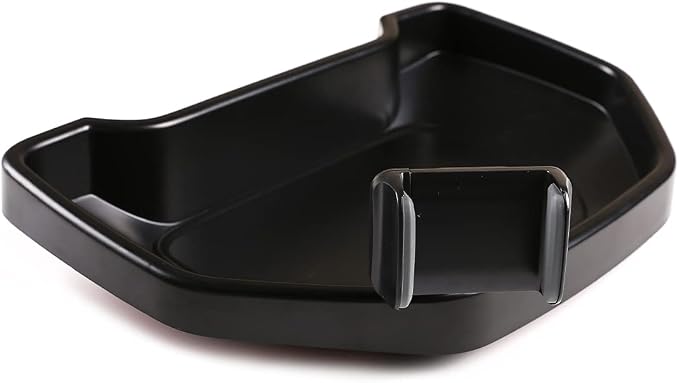 Fit for Toyota Tundra 2007-2021 Car Dash Center Console Table Storage Tray,Instrument Organizer ABS Black Materials Anti-Slip Backing Accessories (with A Style Mobile Phone Holder)