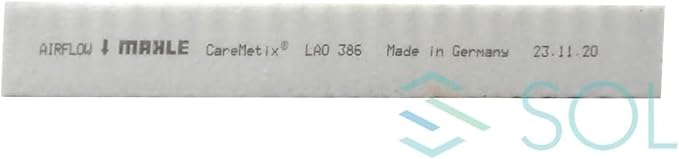 MAHLE LAO 386 Cabin Air Filter (CareMetix)