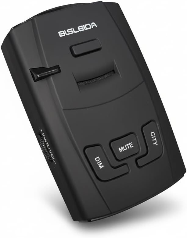 Radar Detectors for Cars American Laser X K KA Bands VG 2 Protection S360 with LaserEye Front Rear Police Scanner 12V Socket and Two Types of Chargers (BLSLEIDA S360C)