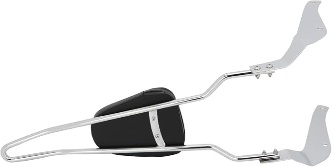 Sissy Bar for Suzuki Volusia VL400 VL800 2001-2011, Boulevard C50 M50 2005-2011, Motorcycle Backrest Pad with Luggage Rack Black