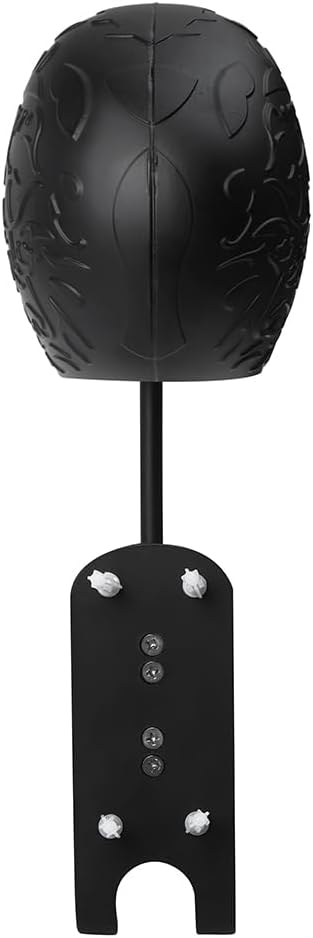 Motorcycle Helmet Wall Mount with Skull Design, Jacket and Coat Storage Hook