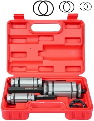 DAYUAN 23pcs Aluminum Alloy Cup Type Oil Filter Cap Wrench Socket Removal Tool Set Bundle with Upgraded 3 Pcs 1-1/8 inch to 3-1/2 inch Exhaust Pipe Expander Tool Set