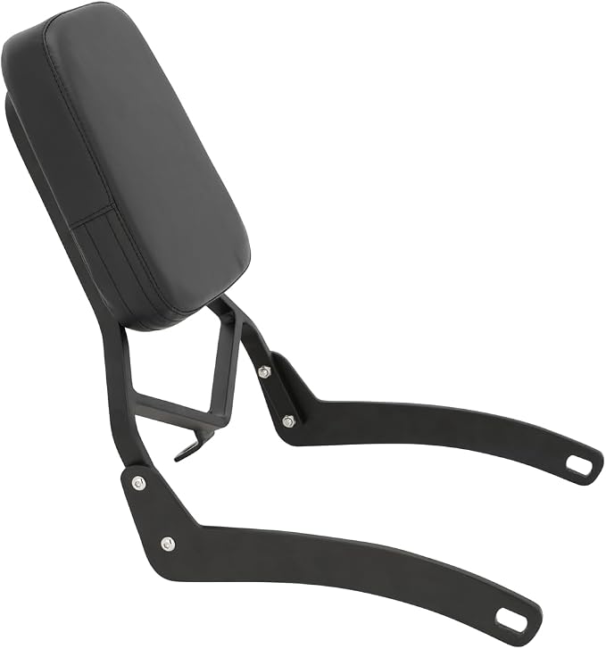 Passenger Sissy Bar Rear Backrest for Yamaha Virago 250 XV250 1988-2007 / Virago 125 XV125 1989-2011, Black