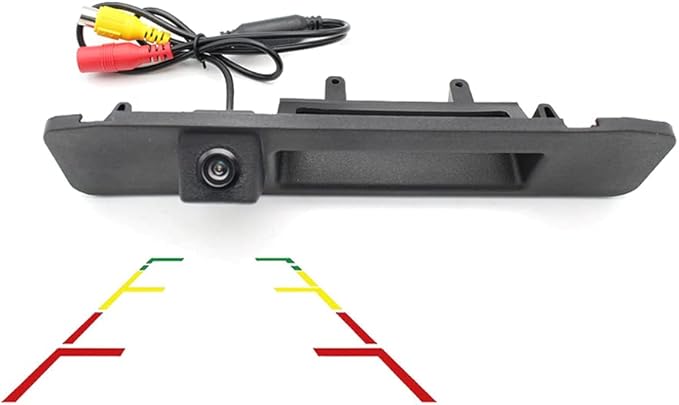 Vlicevrn CCD Car Rear View Camera Trunk Handle with Fish Eye Lens Night Vision Backup Parking Camera Waterproof IP68 Vehicle Camera for Mercedes Benz ML A180 A200 A260 GLA GLC GLE ML250 ML350 ML400